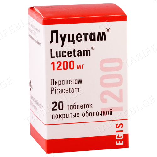 ლუცეტამი ტაბლეტი 1200მგ #20