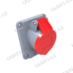 პანელზე სამონტაჟო როზეტი Bemis Elektrik 45° 5 32A 3P+E+N 380V 50/60 Hz
