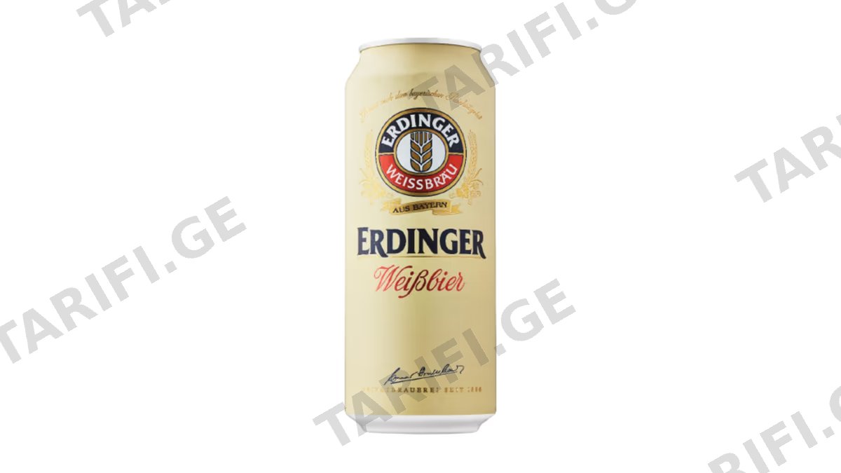 ლუდი Erdinger - 0.5L - ქილა