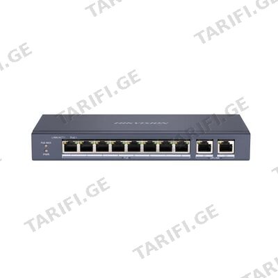 სვიჩი Poe Hikvision,DS-3E0310P-E/M(B) Unmanaged 100M