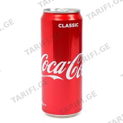 კოკა კოლა 0.33 ლ