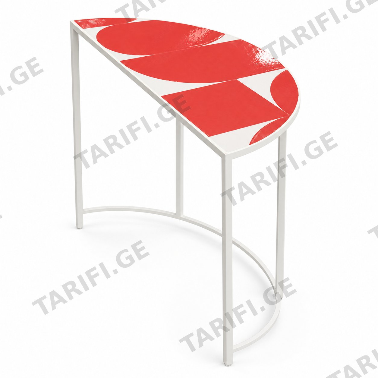 გვერდითი მაგიდა Mica Decorations red 23 x 58 cm