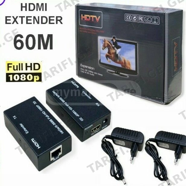 HDMI Extender 60Metr over RJ45 Cable