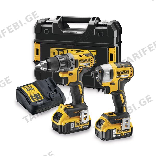 ნაკრები აკუმულატორის ინსტრუმენტების DeWalt DCK268P2T-QW