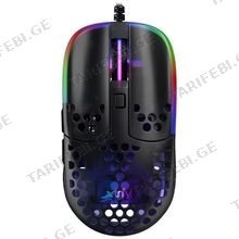 XTRFY MZ1 XG-MZ1-RGB BLACK RGB სადენიანი მაუსი