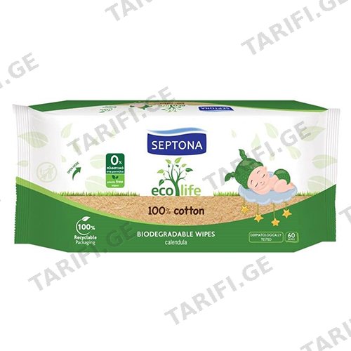 სეპტონა - სვ. ხელსახოცი საბავშვო 100% ბამბა ECO LIFE #60