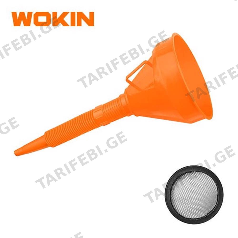 ძაბრი Wokin 727606, 145MM, Pe Funnel, Orange