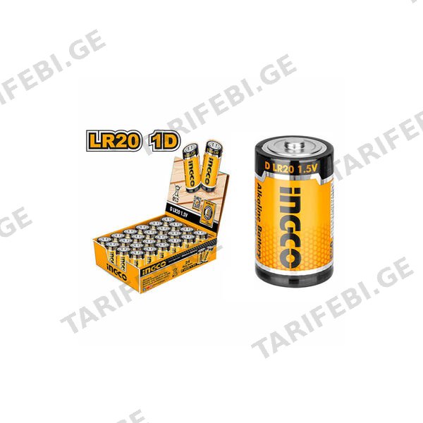 ელემენტი 1.5V LR20 INGCO (HAB1D01)