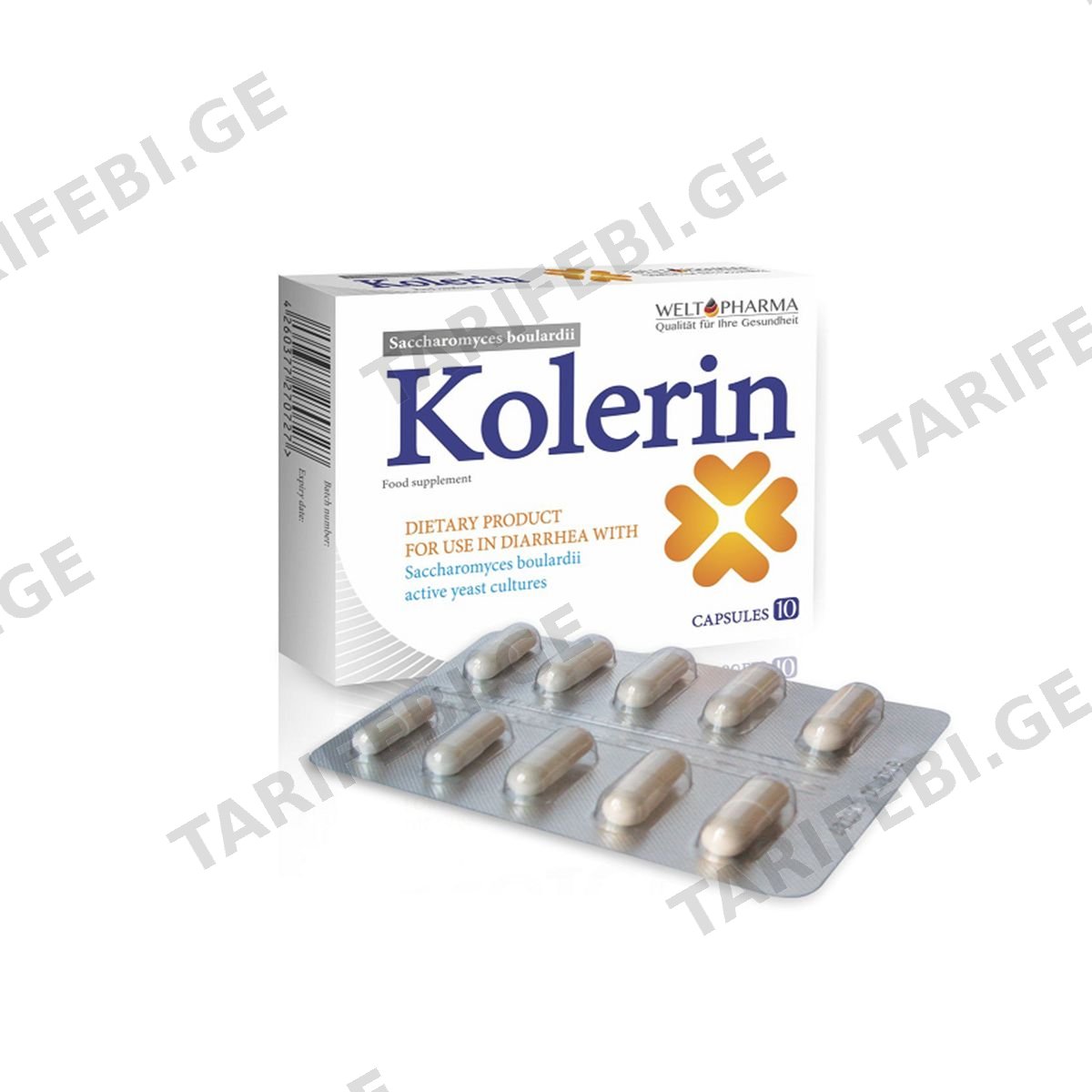 კოლერინი - Kolerin 250მგ 10 კაფსულა Gmp