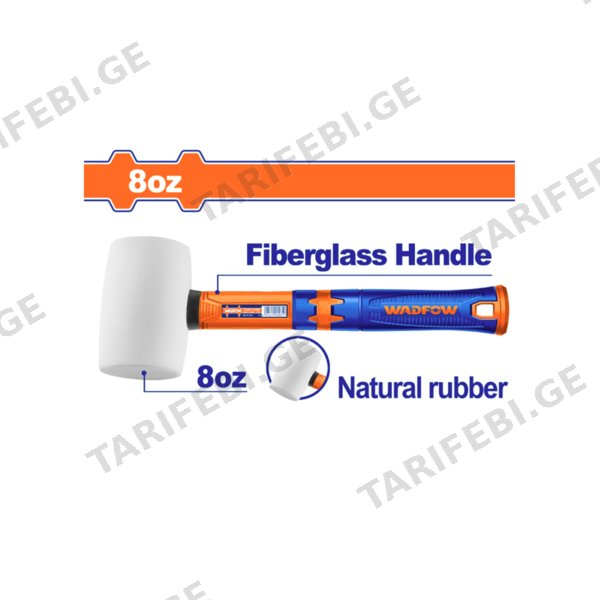 რეზინის ჩაქუჩი 220გრ (WHM7303) WADFOW