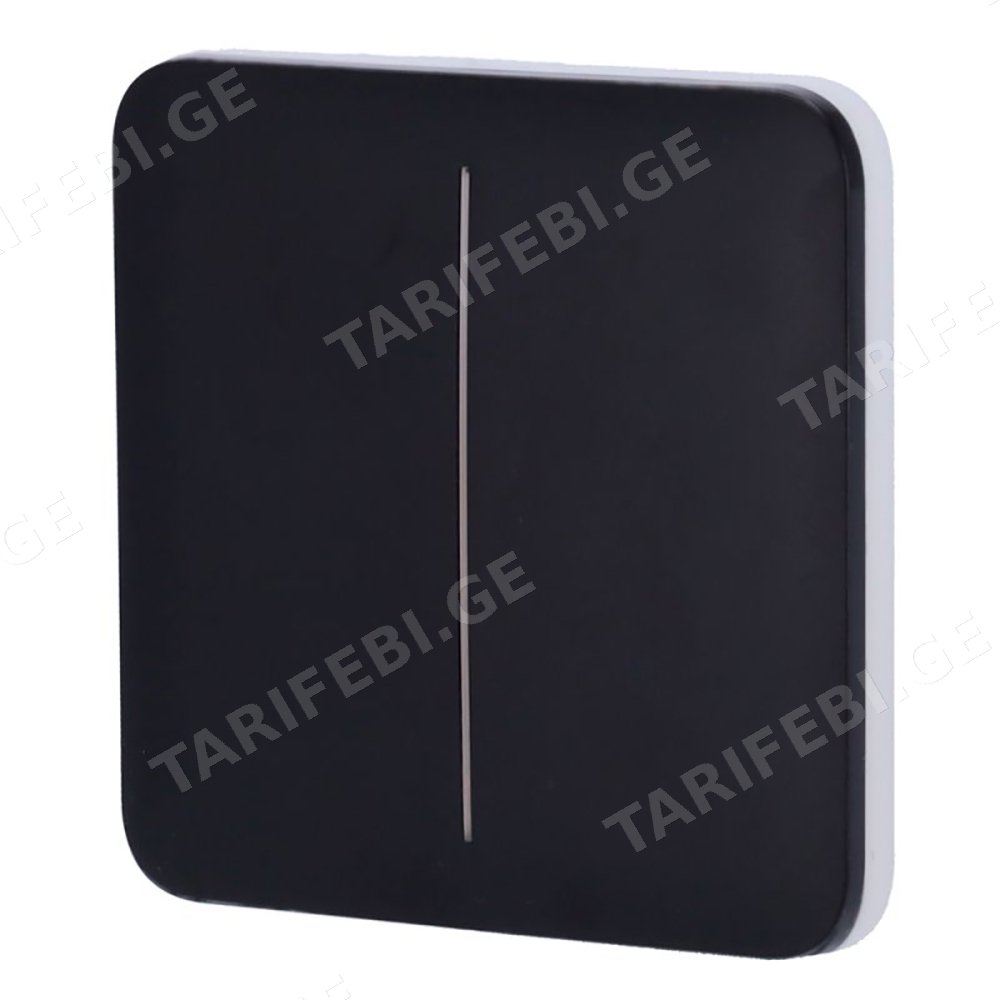 Ajax SoloButton (2-gang) Black