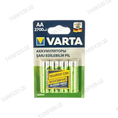 აკუმულატორი VARTA AA 2700 mAh 4 ც.