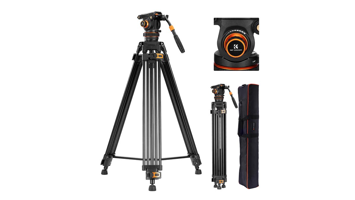 შტატივი K&F Concept Tripod, Model VA3+ BV20 - KF09.148