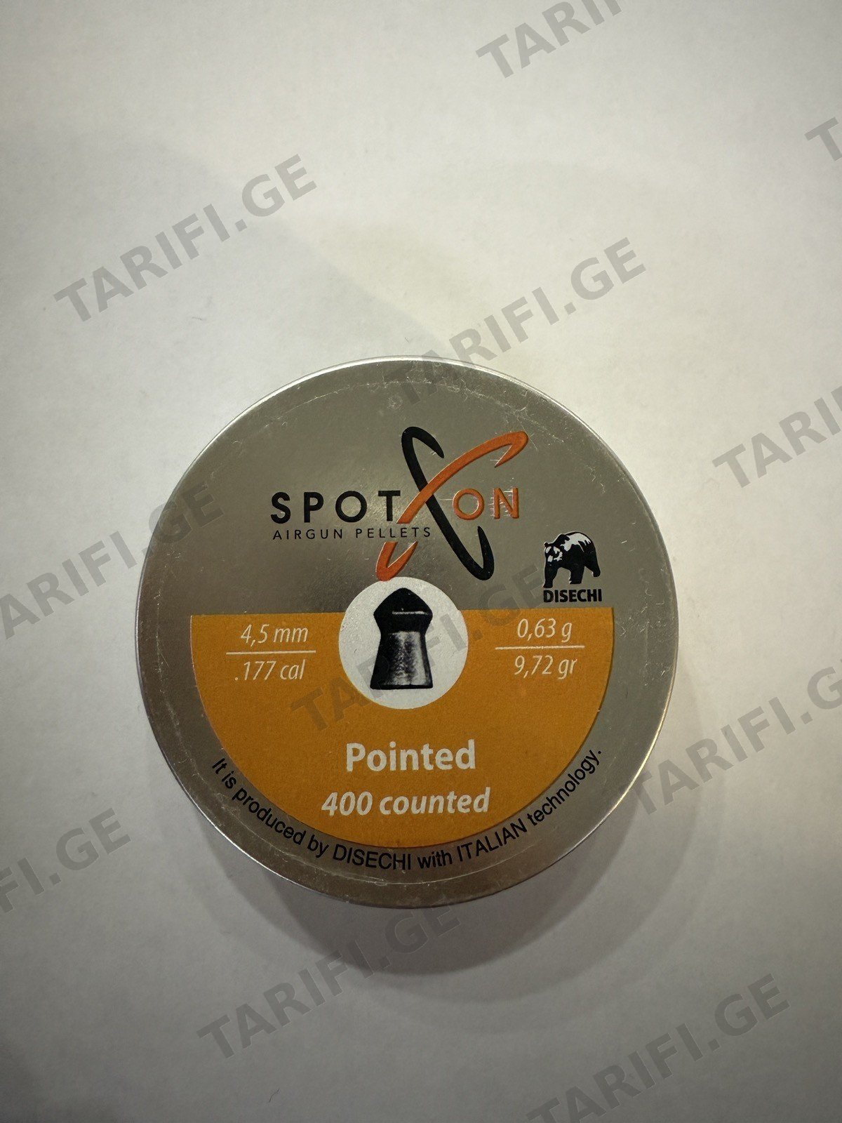 Cartridge 4.5 POINTED 0.63/9.72