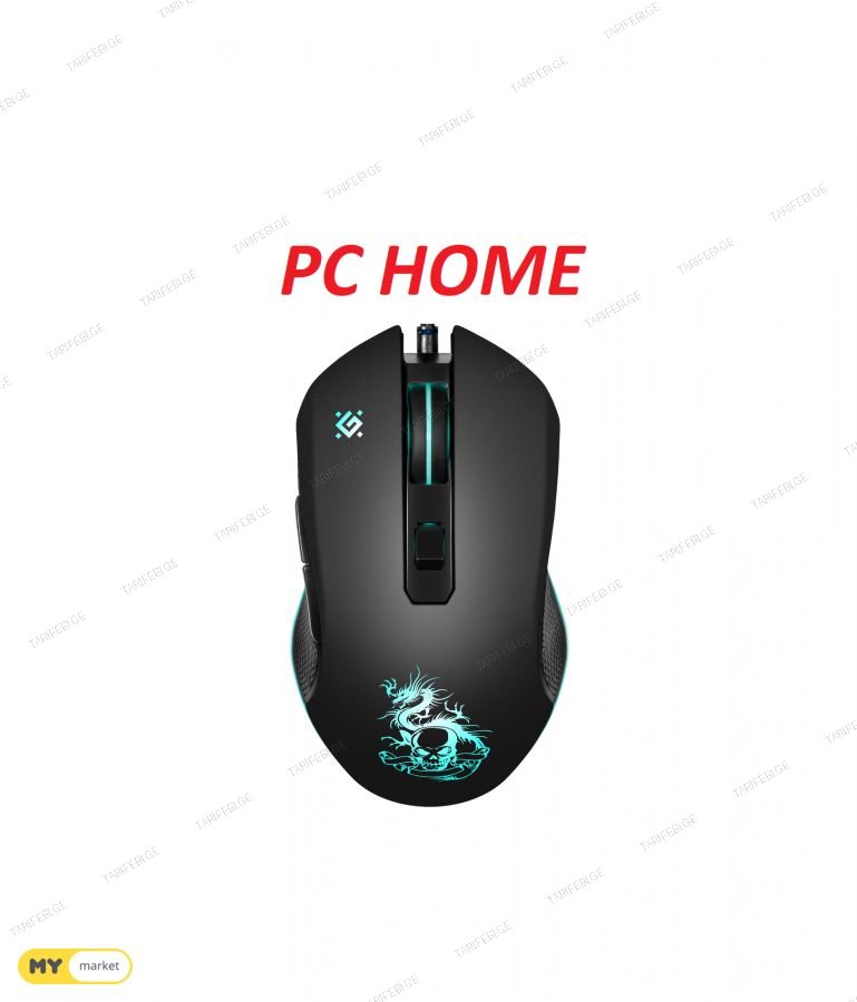 ახალი GAMING მაუსი Defender LED განათებით + პადი