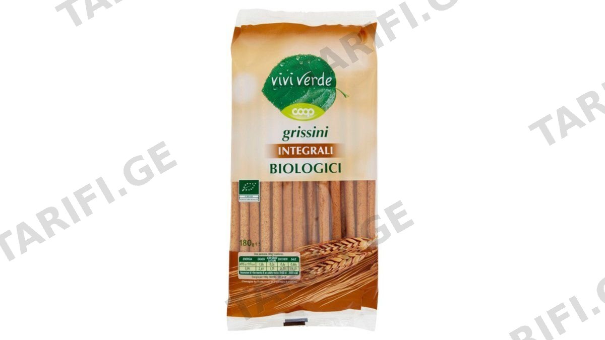 "COOP"- VIVI VERDE გრისინი 180 G