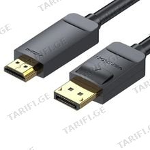 VENTION HAGBG 4K DisplayPort to HDMI Cable 1.5M Black (DP to HDMI)