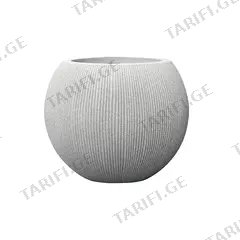 ქოთანი ყვავილის Mega Collections Titan Hera Bowl Pot Beige D55H41
