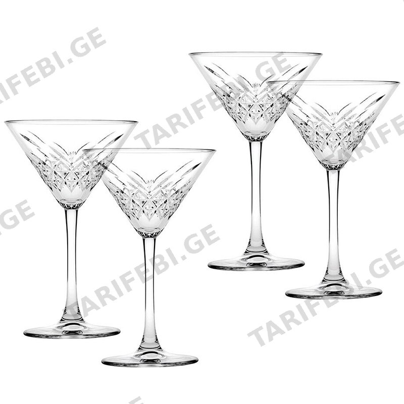 მარტინის ჭიქა PASABAHCE (230ML, 4PCS)