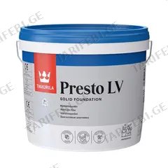 ფითხი წყალგამძლე Tikkurila Presto LV 3 ლ