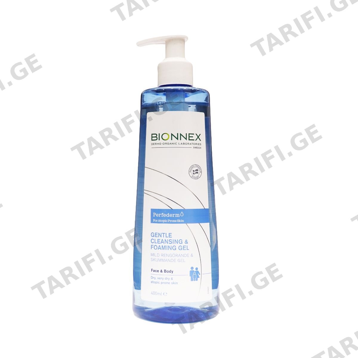 დასაბანი გელი 400 მლ 2985 ბიონექსი - Bionnex