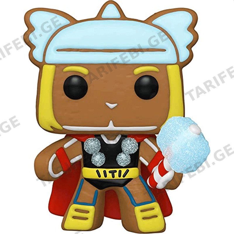 საკოლექციო ფიგურა FUNKO POP ! BOBBLE MARVEL GINGERBREAD THOR 50663