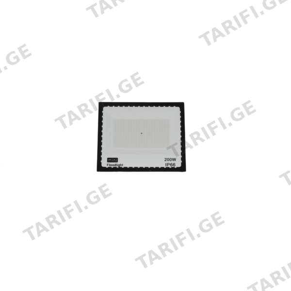 LED პროჟექტორი mini flood light 6500K (1018-19-DOB-200W)