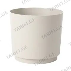 ქოთანი ყვავილის Lamela AURA 280 recycled cover - beige 13L