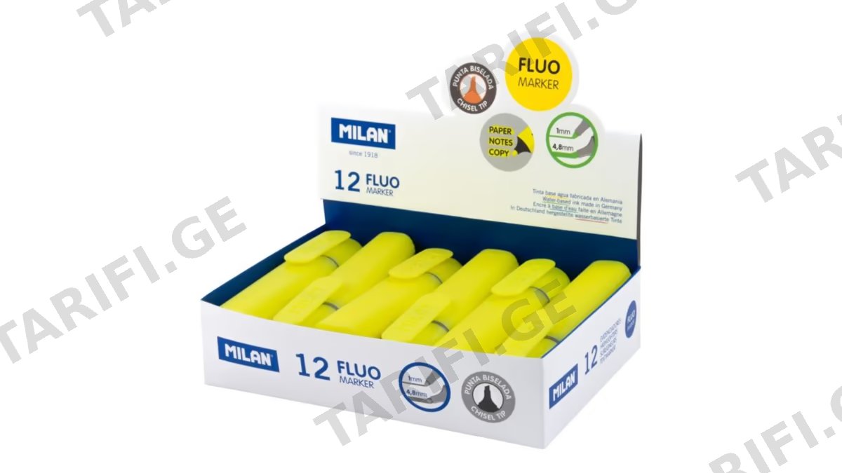 "MILAN"- 80036 მარკერი ყვითელი