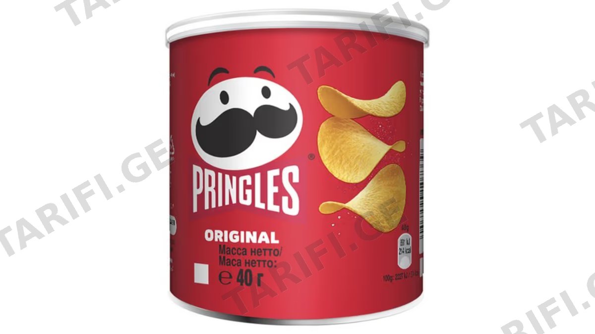 "PRINGLES"- ჩიფსი ორიგინალი 40გრ