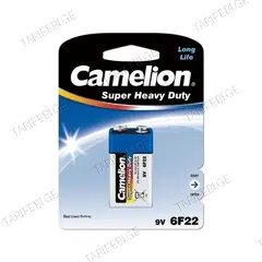 ელემენტი Camelion Super Heavy Duty 6LR61 9V მარილოვანი 1 ც