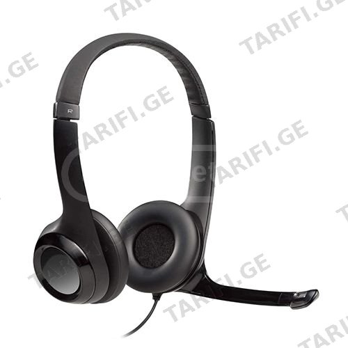 ყურსასმენი - Logiteh H390 Black USB