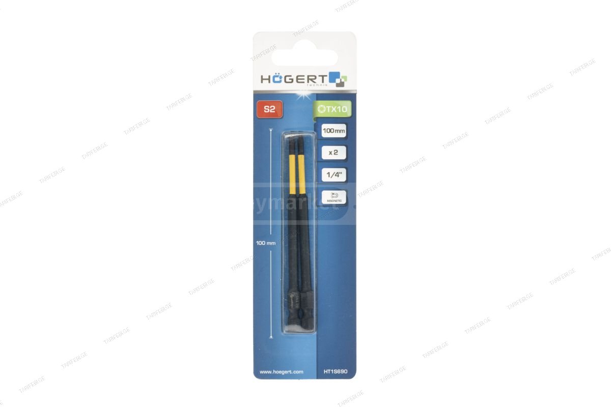 HT1S693 თავაკი ძალისმიერი TX 25 Impact Bit 100 mm 2 pcs