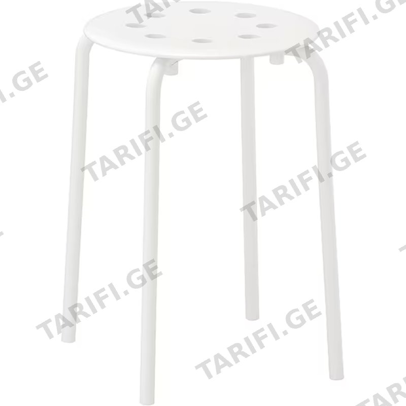 სკამი (ტაბურეტი) IKEA MARIUS WHITE