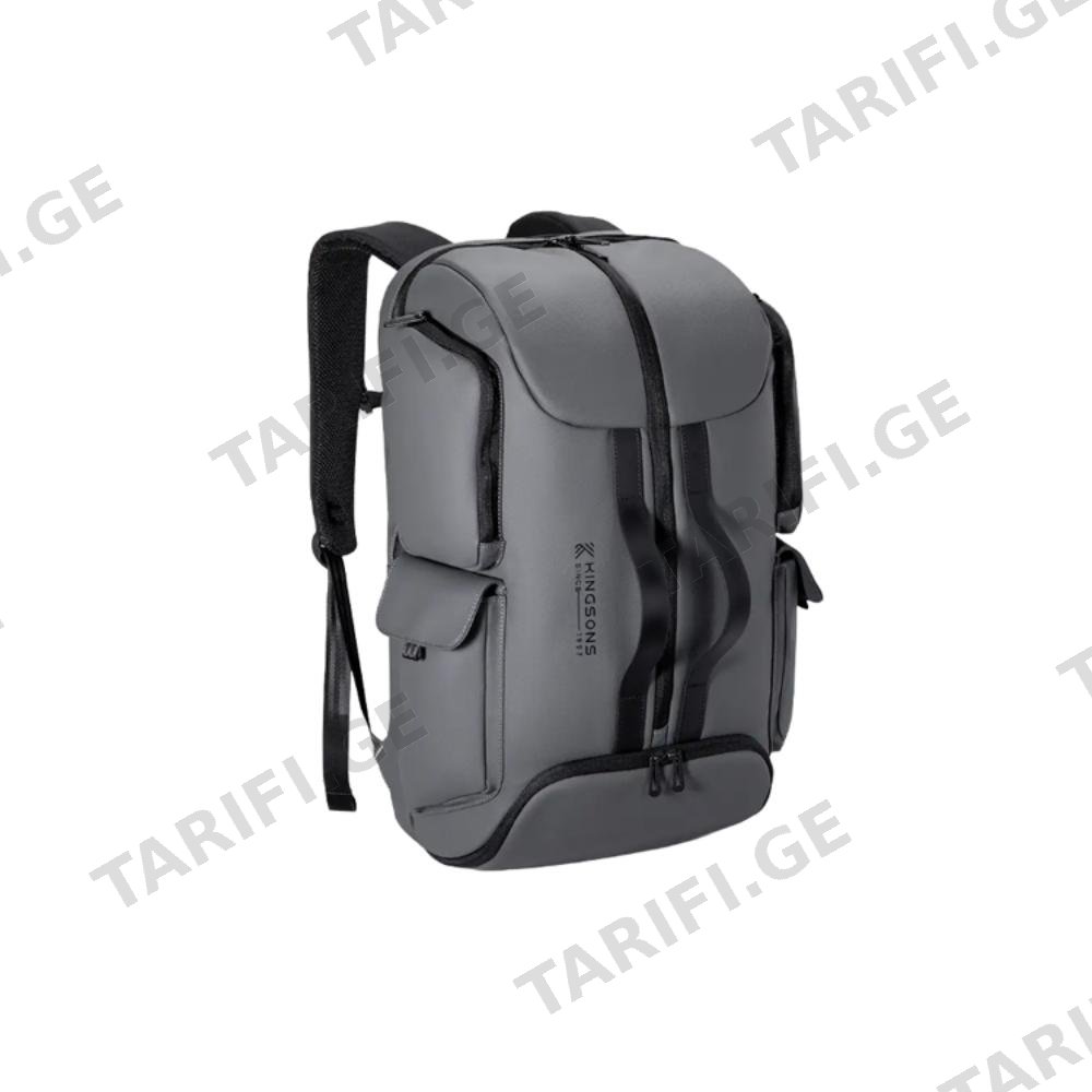 ზურგჩანთა Kingsons Laptop Backpack 15.6″ Dark Grey – K10106W-9