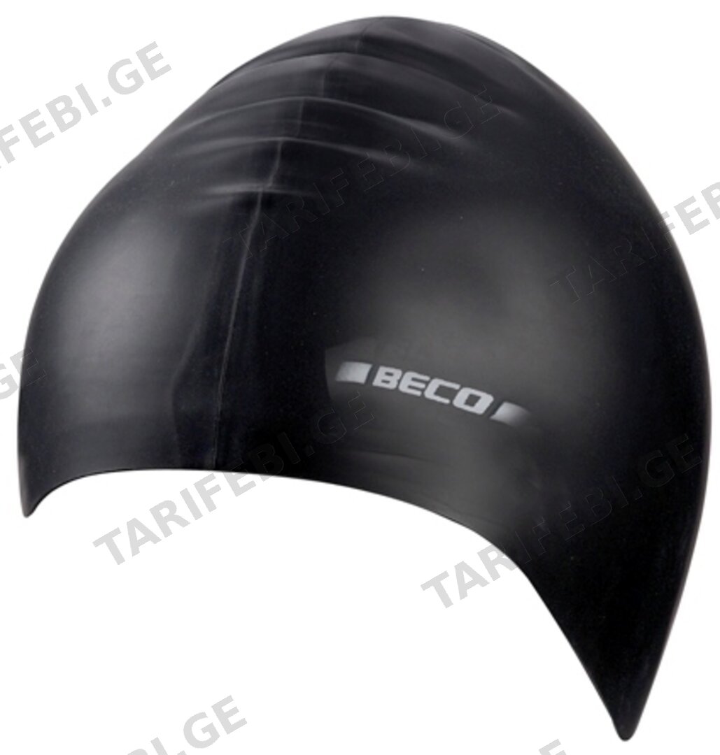 ცურვის ქუდი BECO( სილიკონი/შავი)