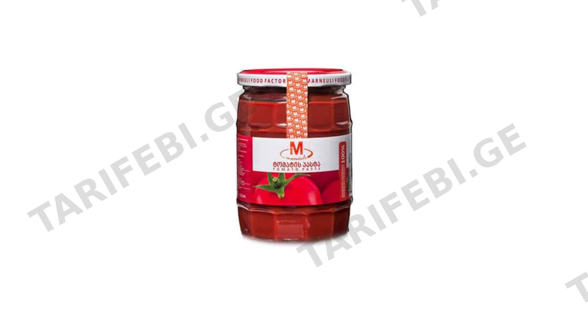 M- ტომატ პასტა 580გრ. (შუშა)