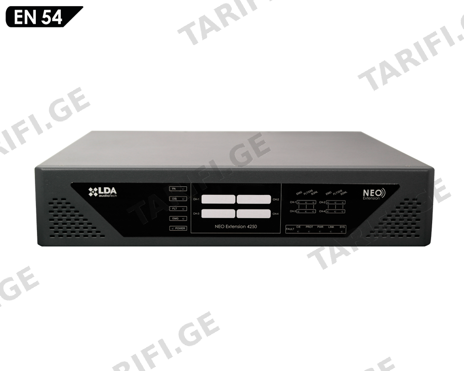 გამაფართოებელი გამაძლიერებელი 4x250W NEO 4250-E