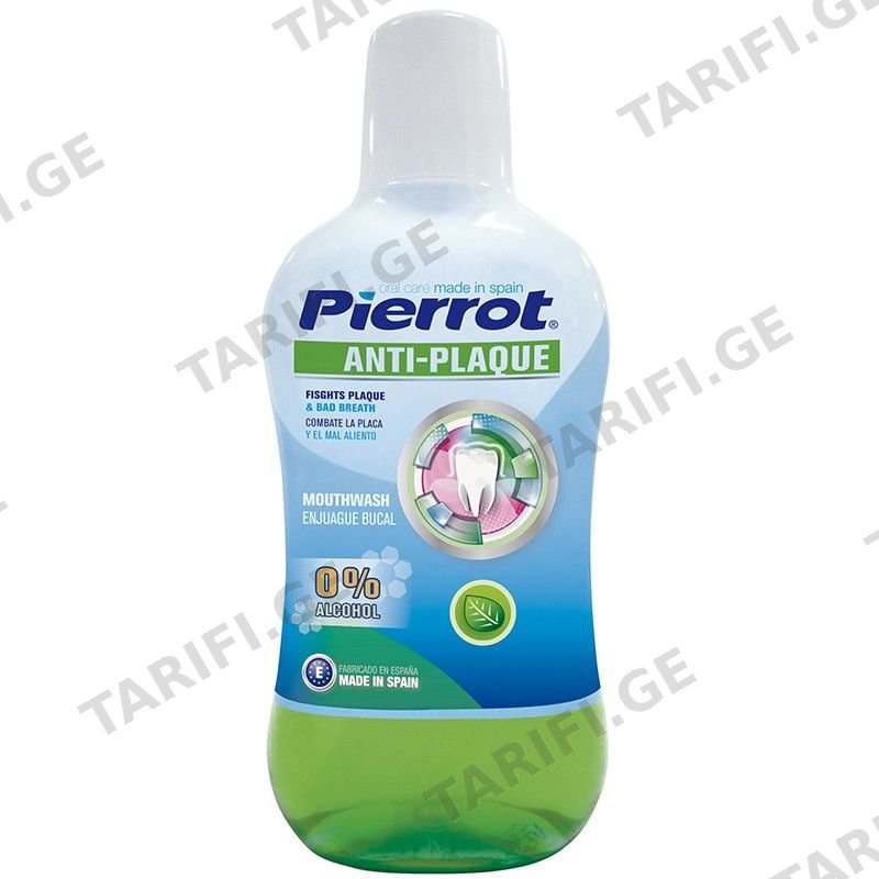 პიერო პირის ღრუს სავლები 6101 Anti-plaque კბილის ნადების და უსიამოვნო სუნის წინააღმდეგ 500მლ *