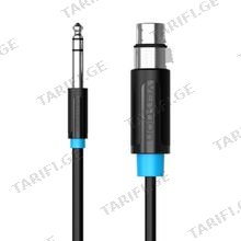 VENTION BBEBF 6.5mm Male to XLR Female Audio Cable 1მ აუდიო კაბელი