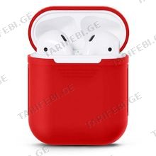 AIRPODS CASE RED ყურსასმენის ქეისი