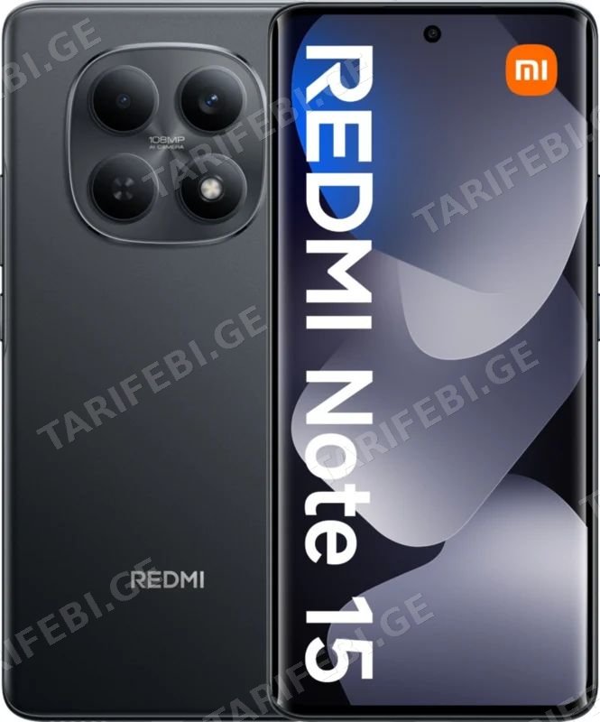 სმარტფონები Xiaomi Xiaomi Redmi Note 15 6GB/128GB NFC Black