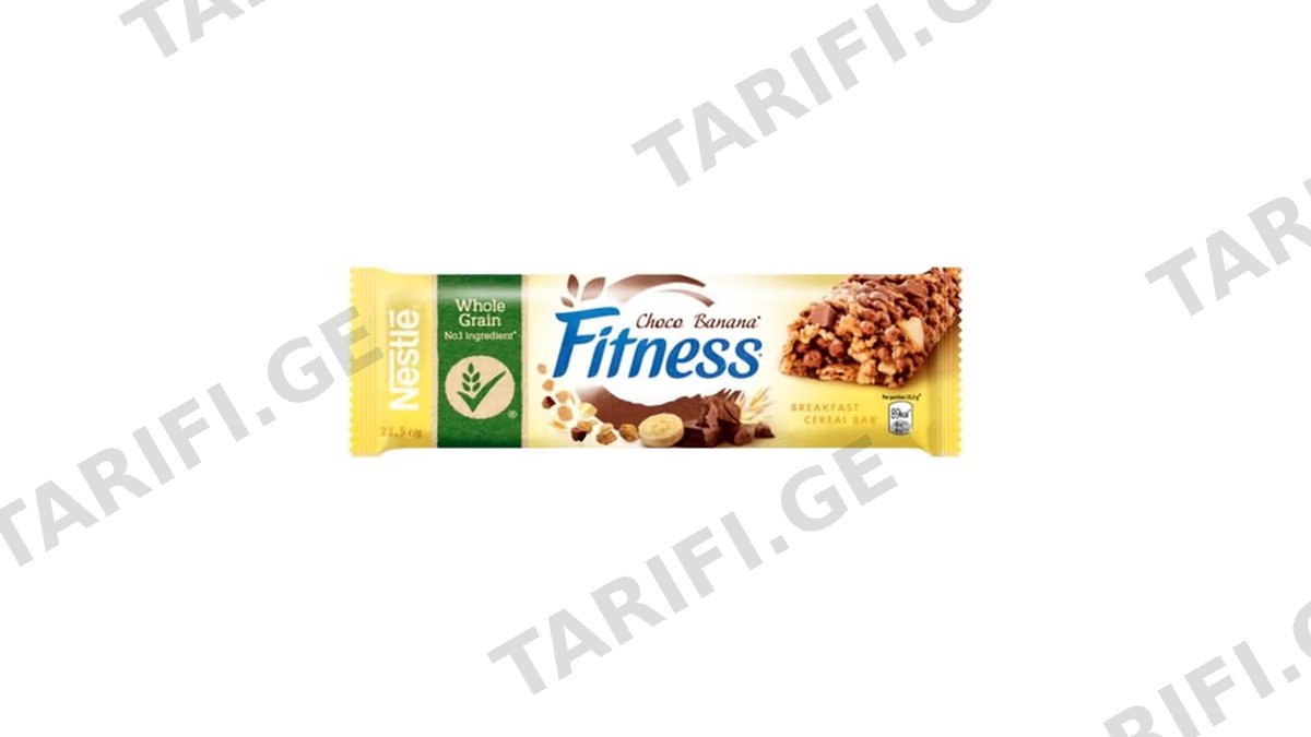 Fitness ბატონი შოკოლადით და ბანანით 23.5გრ