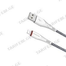 BOROFONE BX25 Powerful charging data cable for Lightning White