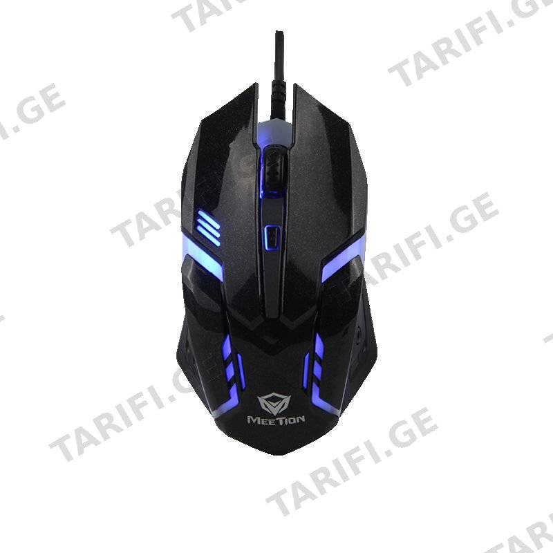 მაუსი MeeTion M371 USB Wired Rainbown Backlit Mouse