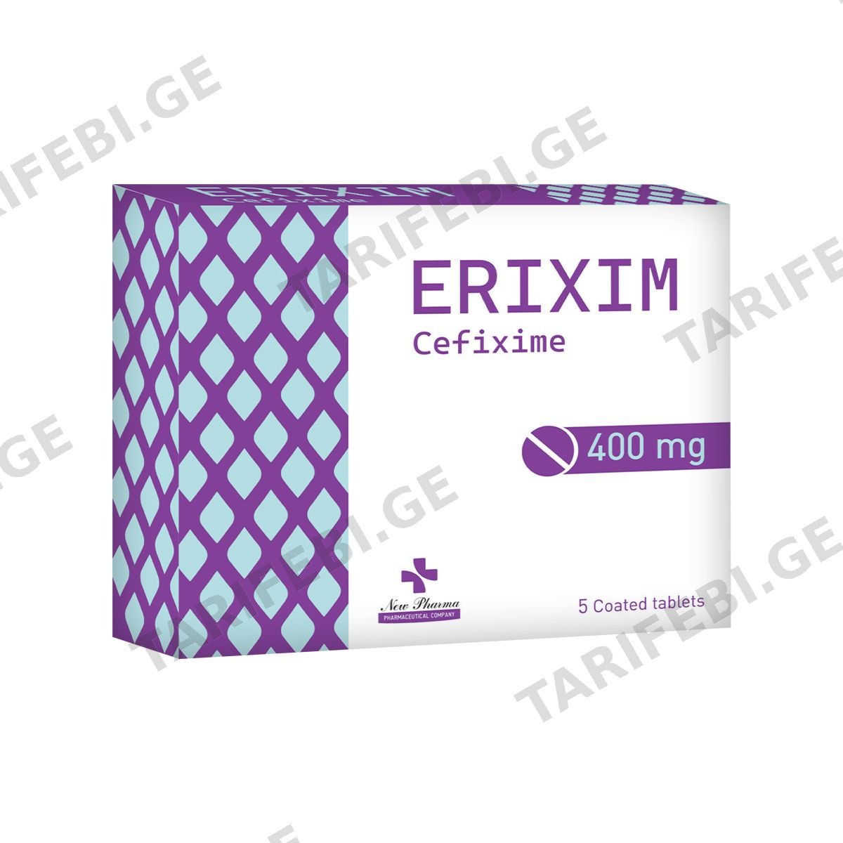 ერიქსიმი - Erixim 400მგ 5 ტაბლეტი
