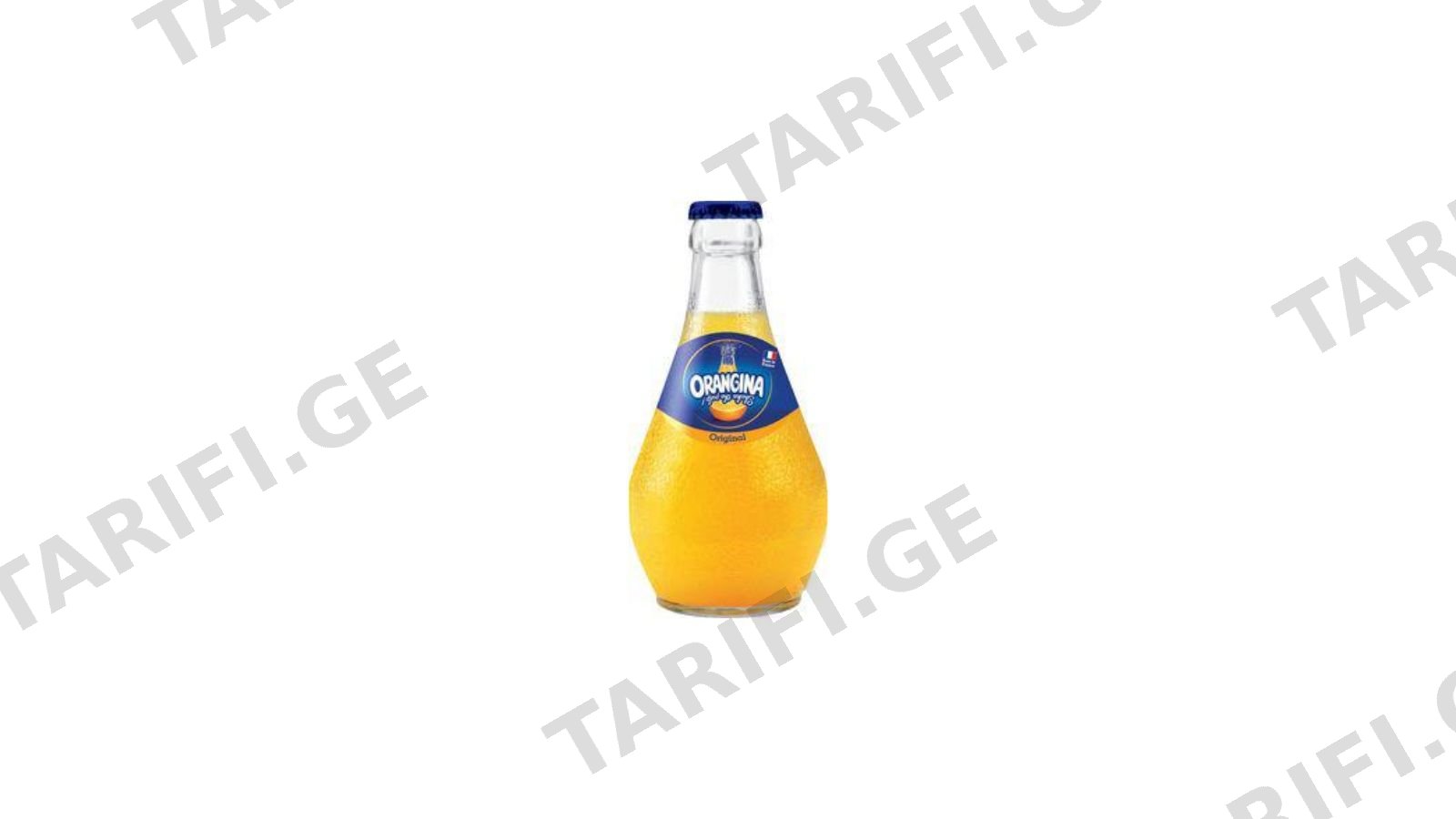 წვენი ORANGINA შუშის ბოთლში 0.25ლ