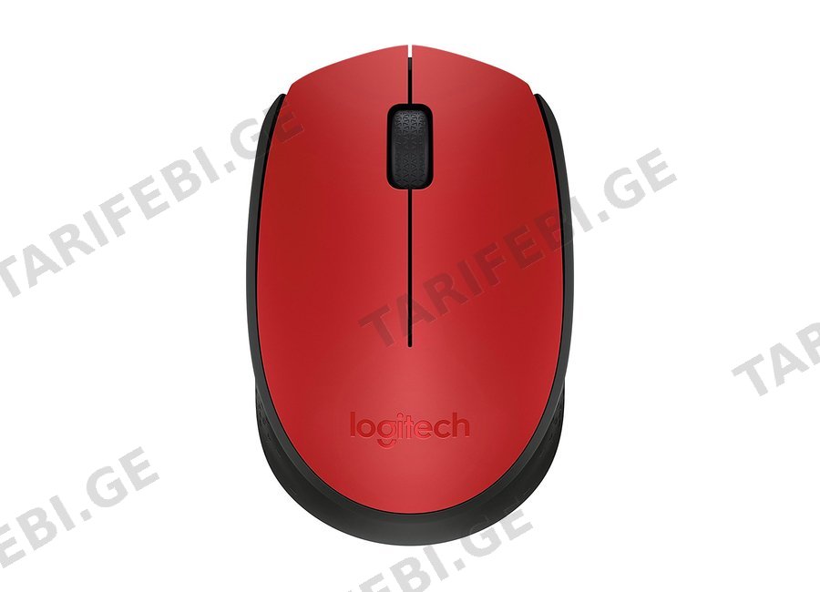 მაუსი Logitech M171 Wireless Red/Black