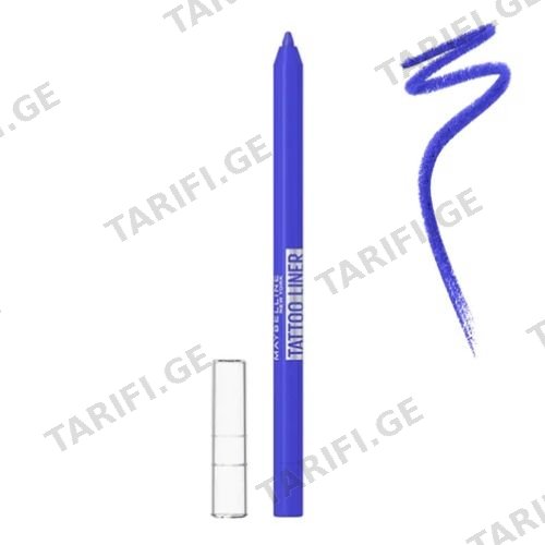 მეიბილაინი - თვალის ფანქარი TATOO Glactic Cobalt 1.3გრ 819 7199