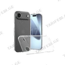 iPhone 17 Air Lux Clear Case გამჭვირვალე სილიკონის ქეისი